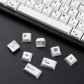 104+30 Black-white XDA profile Keycap PBT DYE Sublimation 1.75U 2U Keys for 60 61 64 84 96 87 104 108 Keyboard Japanese / Thai